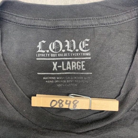 Love Feelings Finessa Graphic Tee Thrifted Vintage Style Size XL - Picture 8 of 8